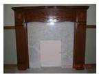 Fire and Fire Surround. Hartlepool Reproductions Cherry....